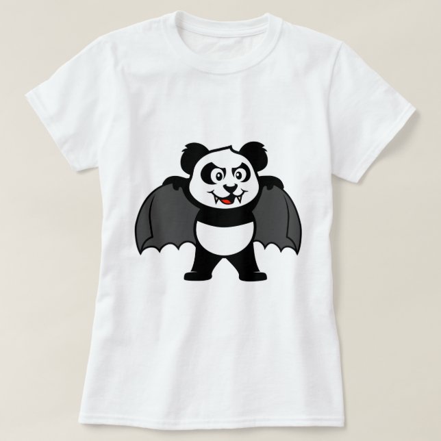 Vampir Panda T-Shirt (Design vorne)