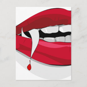 Vampir Postkarte