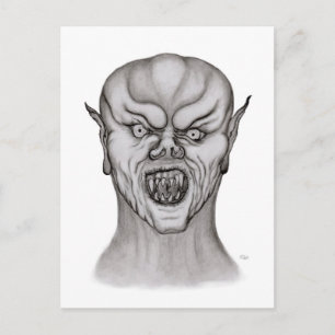 Vampir Postkarte
