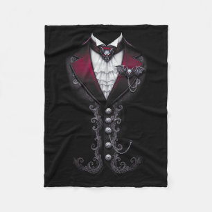 Vampir-Smoking lustiger Halloween-Kostüm Fleecedecke
