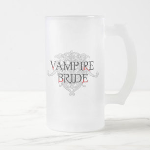 Vampirbraut Mattglas Bierglas