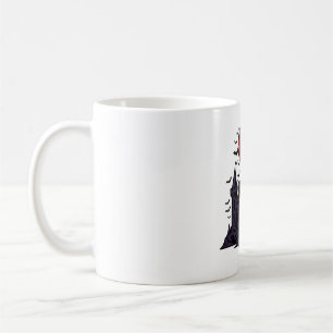 Vampirburg gotische Mondlicht Kunst Kaffeetasse