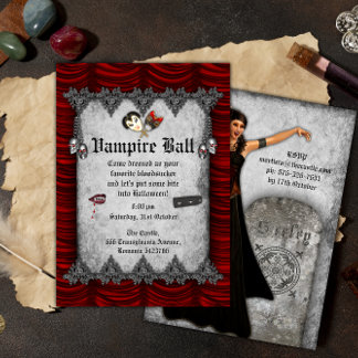 Vampire Ball Halloween-Party Einladung