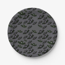 Vampire Bats - Halloween - Dessert Paper Teller