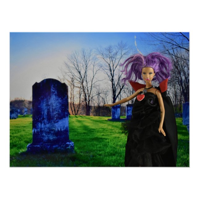 Vampire besucht den Friedhof Poster (Vorderseite)