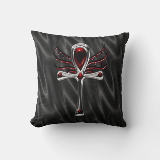 Vampire Blood Ankh Goth Coussin (Recto)