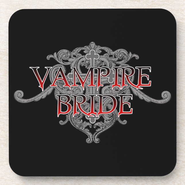 Vampire Bride Getränkeuntersetzer (Vorderseite)