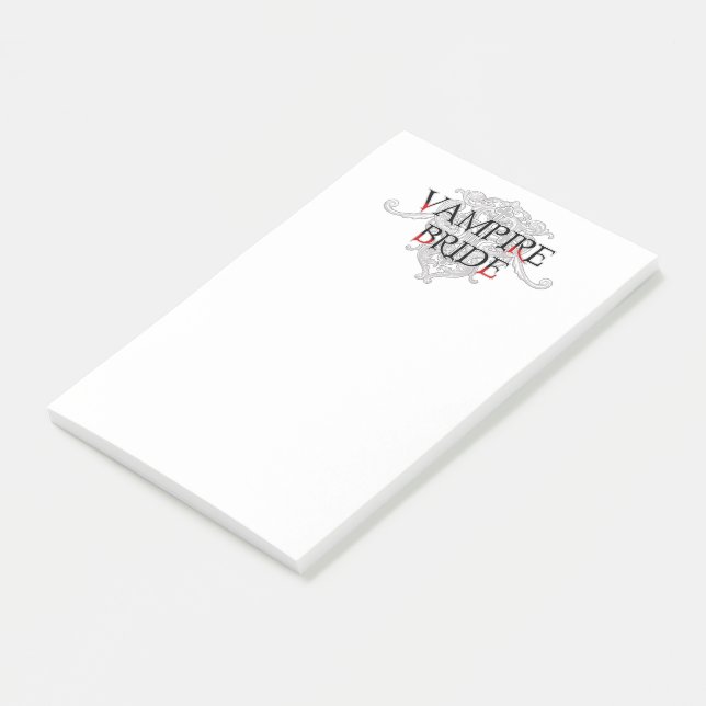 Vampire Bride Post-it Klebezettel (angewinkelt)