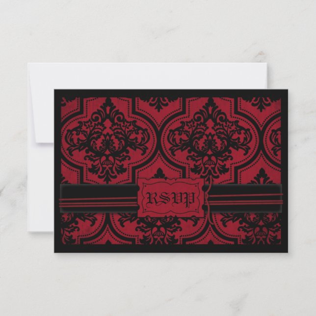 Vampire Bride RSVP Card C (Vorderseite)
