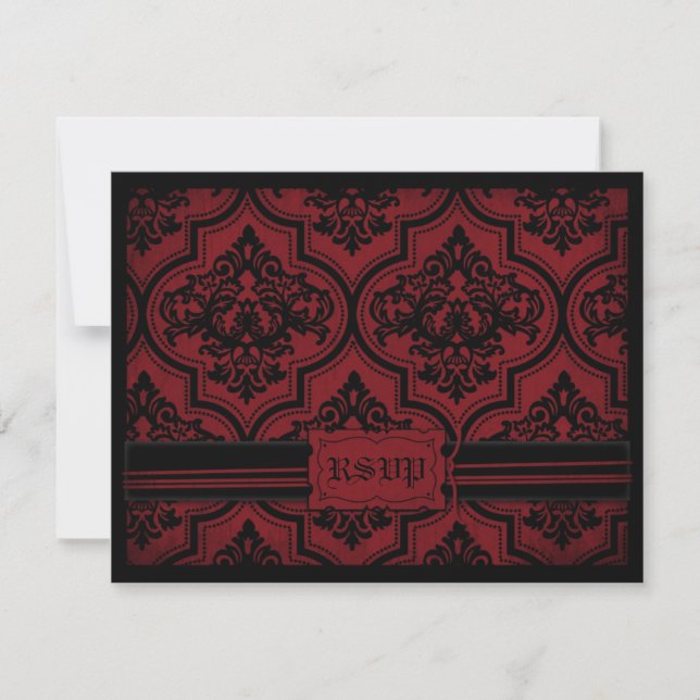 Vampire Bride RSVP Card D (Vorderseite)