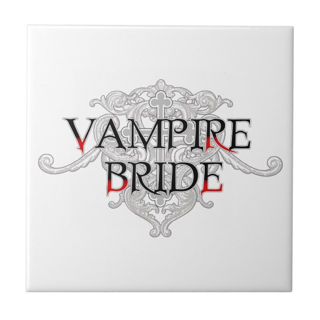 Vampire Bride Tile Fliese (Vorderseite)