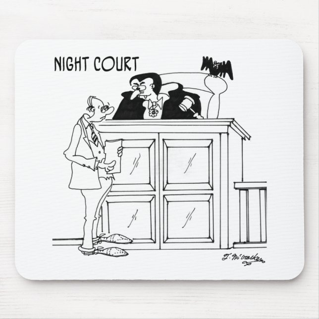 Vampire-Cartoon 5319 Mousepad (Vorne)