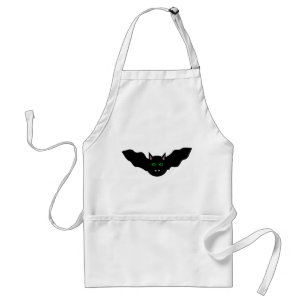 Vampire Cat Faced Bat Halloween Kochen Schürze