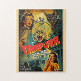 Vampire cat - Retro-Horror-Poster