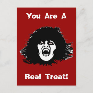 Vampire Chick ist ein echter Leckerbissen Postkarte