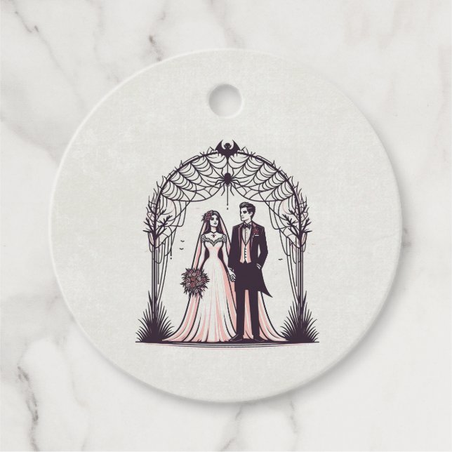 Vampire Couple Geschenkanhänger (Vorderseite)