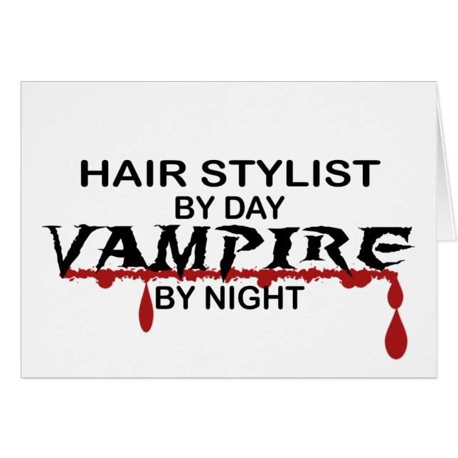 Vampire de coiffeur par nuit (Devant horizontal)