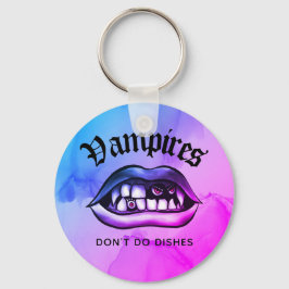 Vampire Do nicht Geschirr Funny Vaporwave Schlüsselanhänger