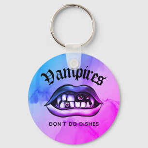 Vampire Do nicht Geschirr Funny Vaporwave Schlüsselanhänger