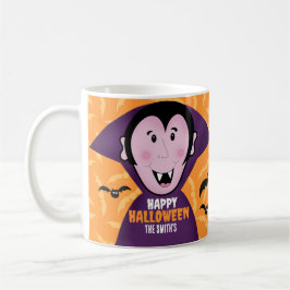 Vampire Dracula Bats Kinder Niedlich glückliches H Kaffeetasse