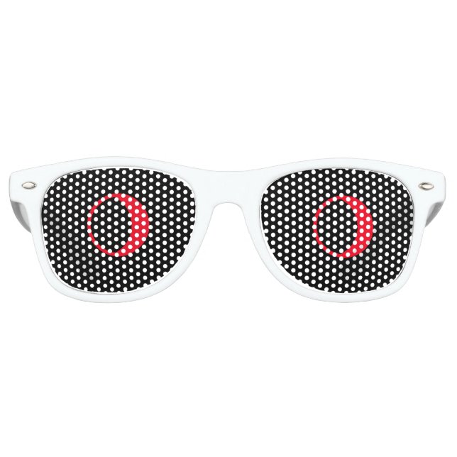 Vampire Eyes Cool Shades Weihnachtsgläser Party Partybrille (Vorderseite)