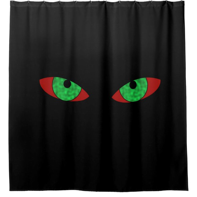 Vampire Eyes Duschvorhang (Vorderseite)