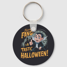 Vampire Funny haben ein Fang-Tastic Halloween Schlüsselanhänger
