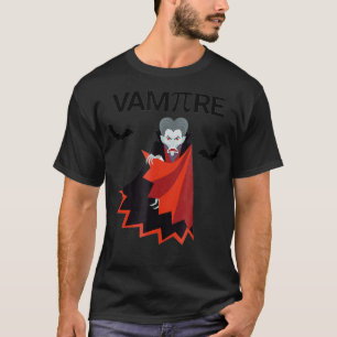 Vampire Funny Halloween Math T-Shirt