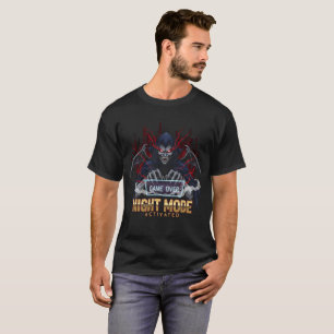 Vampire Gamer-Shirt für den Nachtmodus aktiviert T-Shirt