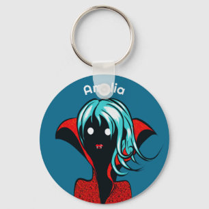 Vampire Girl - Name des Niedlichen Goth Schlüsselanhänger