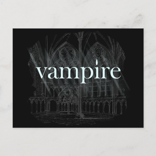 Vampire Gothic Postkarte (Vorderseite)