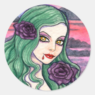 Vampire Gothic Sticker von Ann Howard