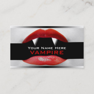 Vampire Halloween Funny Carte de visite