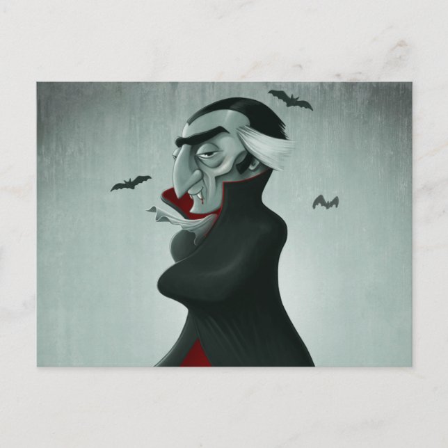 Vampire halloween postkarte (Vorderseite)