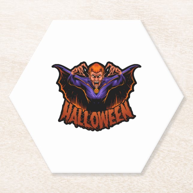 vampire halloween t shirt halloween untersetzer (Vorderseite)