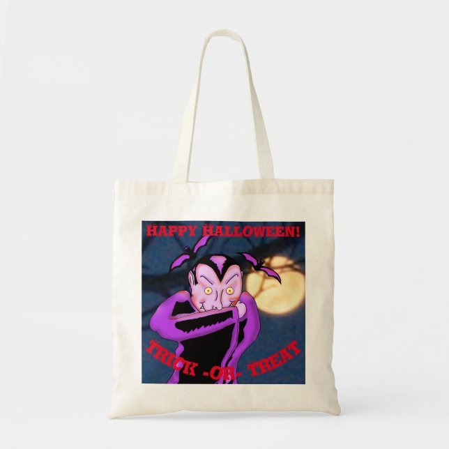 Vampire Halloween Tote Bag Tragetasche (Vorne)