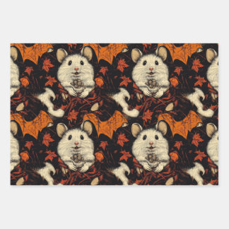 Vampire Hamster Halloween papier enveloppant