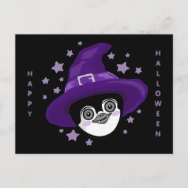 Vampire Hexch Penguin Halloween Feiertagspostkarte