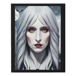 Vampire Hexe Woman Fantasy Dark Art Künstlicher Leinwanddruck
