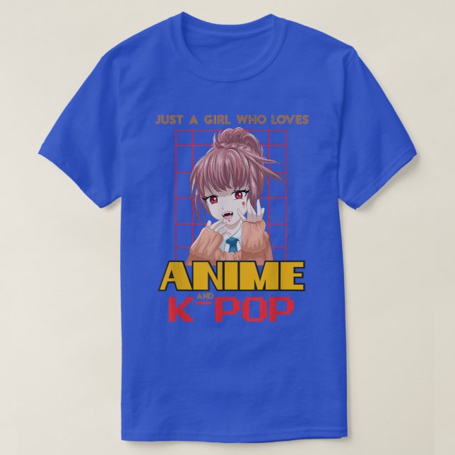 Vampire Japan Neko nur ein Mädchen, die Anime und  T-Shirt (Design vorne)
