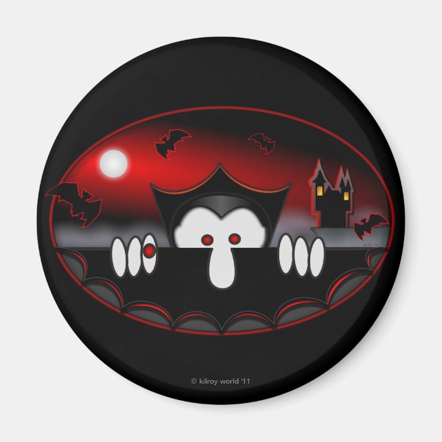 Vampire Kilroy Magnet (Vorne)