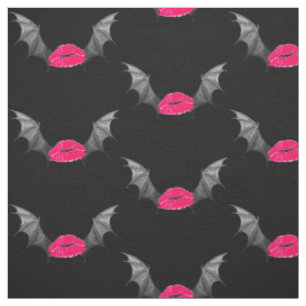 Vampire Kiss Demon Wing Goth Art Stoff