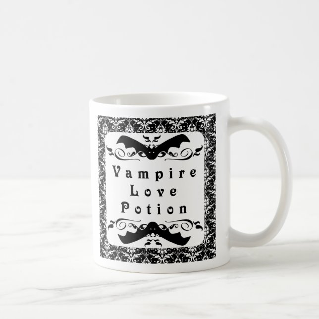 Vampire-Liebe-Trank-Halloween-Tasse Tasse (Rechts)
