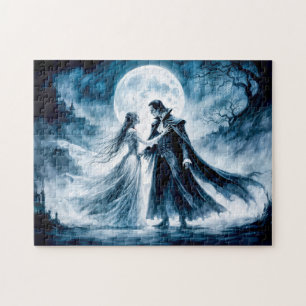 Vampire-Liebe unter Moonlit Sky