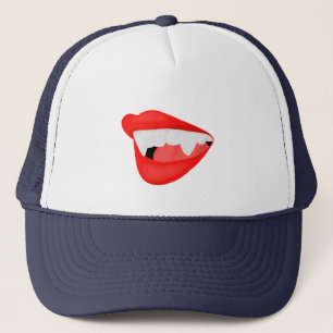 Vampire Lips Thirsty for Neck Truckerkappe