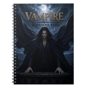 Vampire Mitternacht Halten Dunkle Kinematographie Notizblock