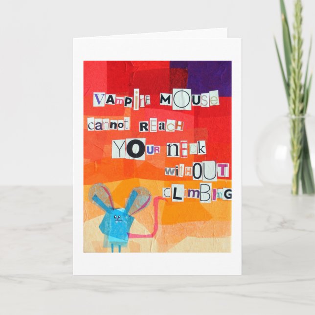 Vampire Mouse Karte (Vorderseite)