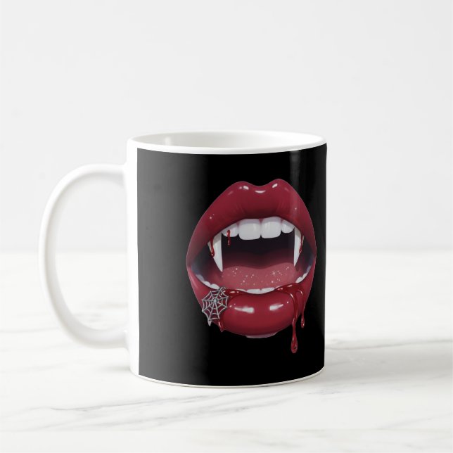 Vampire Mug – “This Ain’t Coffee” Funny Gothic (Gauche)