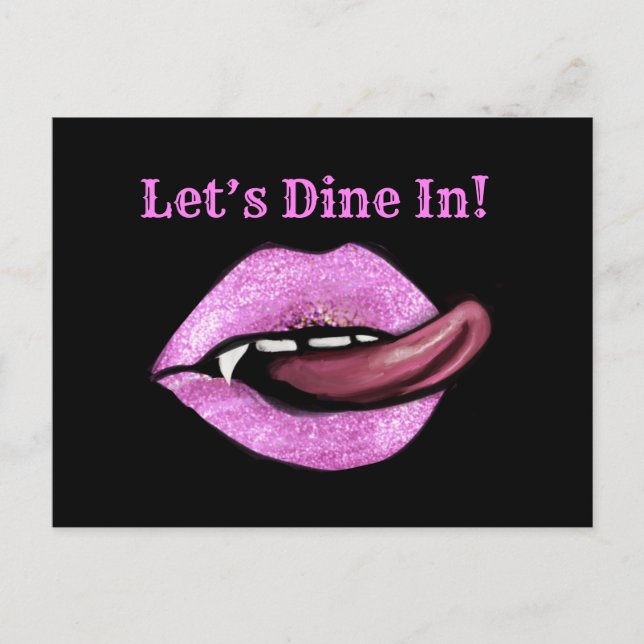 VAMPIRE POSTKARTE (Vorderseite)