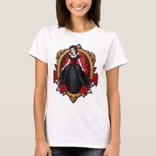 Vampire Queen Aesthetic - Elegantes gotisches Hall T-Shirt